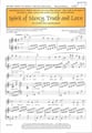 Spirit of Mercy Truth and Love SATB choral sheet music cover